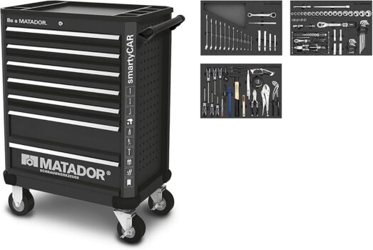 MATADOR Ratio Werkstattwagen mit 150 Werkzeugen (81639150) für 496,82 Euro