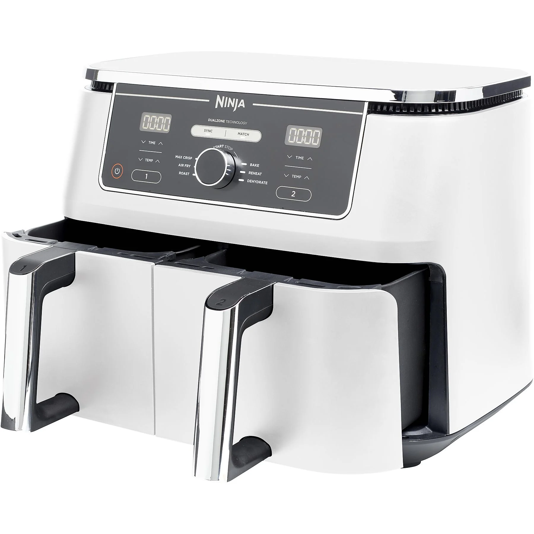 ninja foodi max dual zone heißluftfritteuse [af400eucp]