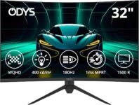 Odys XP32 PRO-X – Curved Gaming Monitor (32 Zoll) für 199,99 Euro