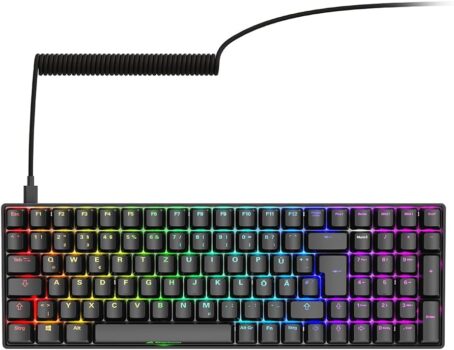 Sharkoon SKILLER SGK50 S2 (Gateron Red) Gaming-Tastatur für 59,90 Euro
