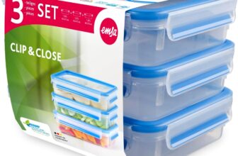EMSA 515645 Clip & Close Frischhaltedosen (3-teilig) für 11,99 Euro