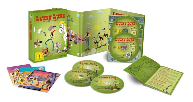 Lucky Luke – Die neuen Abenteuer (8 DVDs) für 24,47 Euro