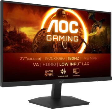 AOC Gaming 27G15N – 27-Zoll-Full-HD-Monitor fĂŒr 108,88 Euro