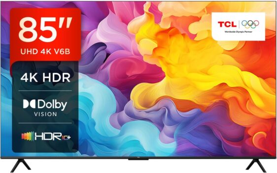 TCL 85V6B 85 Zoll 4K Ultra HD HDR TV für 777 Euro