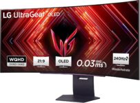 LG Electronics 45GS95QX-B.AEU UltraWide™ QHD UltraGear™ OLED-Monitor (45″) für 999,01 Euro