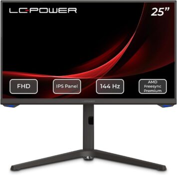 LC-POWER LC-M25-FHD-144 24,5″ Gaming Monitor für 99 Euro