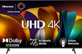 Hisense 55E6NT 139cm (55 Zoll) 4K UHD Smart TV für 299,99 Euro