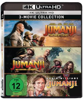 Jumanji 1-3 (Blu-ray) für 23,47 Euro