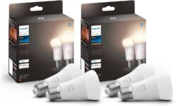 Philips Hue White E27 Lampe (4er Pack) für 28 Euro