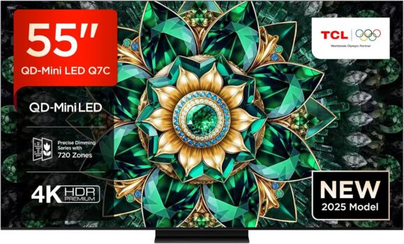 TCL 55Q7C 55 Zoll QD-Mini LED-Fernseher für 379 Euro