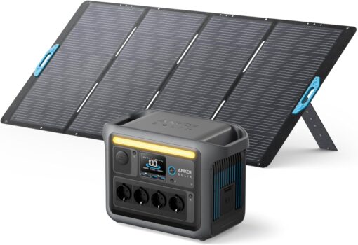 Anker SOLIX C1000 – tragbare Powerstation mit 400W Solarpanel für 1.129 Euro