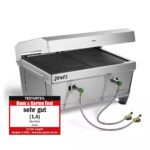 Jones 2-Brenner Outdoor-Gasgrill aus Edelstahl (6,4 kW) für 239,90 Euro