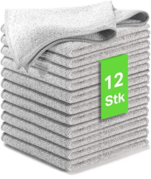 Kemes Mikrofaser Putztücher-Set (12er Pack) für 5,99 Euro