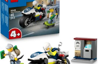 LEGO City Verfolgungsjagd mit dem Polizeimotorrad (60455) für 6,81 Euro
