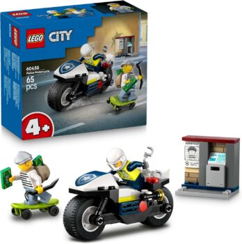 LEGO City Verfolgungsjagd mit dem Polizeimotorrad (60455) für 6,81 Euro
