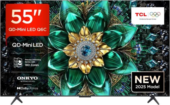TCL 55Q6C 55 Zoll QD-Mini LED Fernseher für 448 Euro