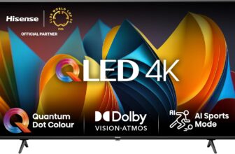 Hisense 65E7NQ 164 cm (65 Zoll) Fernseher für 439,99 Euro