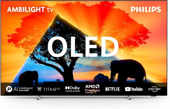 Philips Ambilight 65OLED759 65″ 4K OLED Smart TV für 951,15 Euro