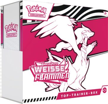 Pokémon Top-Trainer-Box Karmesin & Purpur – Weiße Flammen: Reshiram für 52,99 Euro