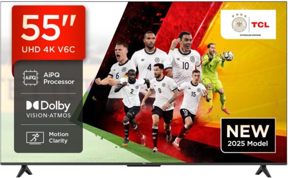 TCL 55V6C 55 Zoll 4K HDR Fernseher für 299 Euro