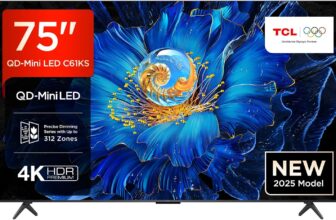 TCL 75C61KS QLED Mini LED Fernseher (75 Zoll) für 679 Euro