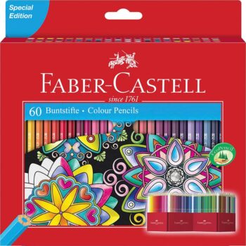 Faber-Castell 111260 – Buntstifte-Set (60 tlg.) für 13 Euro