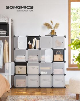 SONGMICS Regalsystem (LPC443G01) mit 16 Würfeln für 29,99 Euro