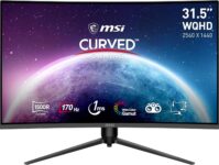 MSI G32CQ5P 31,5 Zoll (80cm) WQHD Curved Gaming Monitor für 179 Euro