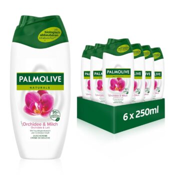 Palmolive Naturals Orchidee & Milch Duschgel (6x 250ml) für 5,64€