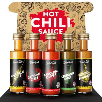 TIMBER TASTE® Chili Sauce Geschenkset für 10,19 Euro