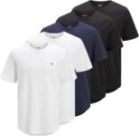 Jack & Jones Herren T-Shirt (5er Pack) für 33,59 Euro