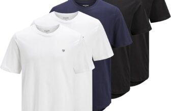 Jack & Jones Herren T-Shirt (5er Pack) für 33,59 Euro