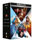 Man of Steel + Wonder Woman + Aquaman + Shazam (4x 4K Blu-ray + 4x Blu-ray) für 26,61 Euro