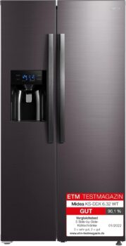 Midea KS-DDX 6.32 WT Side-by-Side Kühl-/Gefrierkombination für 794,19 Euro