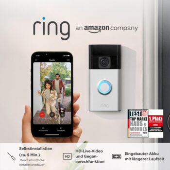 Ring Akku-Videotürklingel (2024) für 39,99 Euro