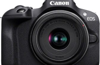 Canon EOS R100 Systemkamera mit RF-S 18-45 Objektiv für 399 Euro