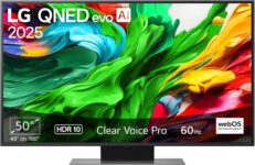 LG 50QNED86A6C 50 Zoll (127 cm) 4K QNED evo AI TV für 461,18 Euro