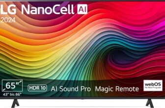 LG 65NANO81T6A Nanocell Smart-TV (65″ / 165 cm) für 459 Euro