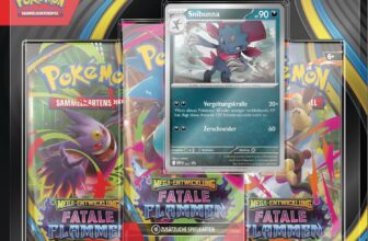 3er-Pack Mega-Entwicklung – Fatale Flammen: Snibunna (1 holografische Promokarte & 3 Boosterpacks) für 15,99 Euro