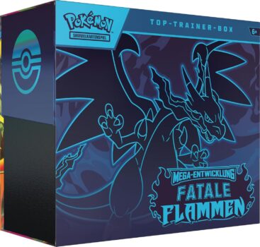 Pokémon PKM ME02 Fatale Flammen Top-Trainer-Box für 52,99 Euro