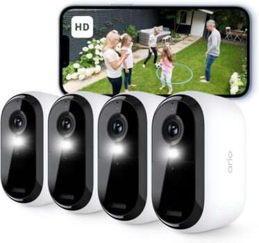 Arlo Essential 2 HD Akku Überwachungskamera (4er Set) für 149,99 Euro