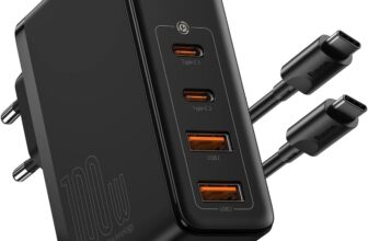 Baseus USB-C Ladegerät (100 W) mit 4 Ports für 25,99 Euro