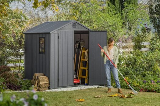Keter Gerätehaus Darwin 6×6 (Grau) für 599,25 Euro