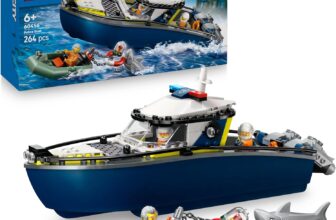 LEGO City Set „Verfolgungsjagd im Polizeiboot“ (60456) für 18,99 Euro