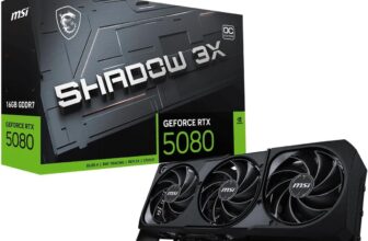MSI GeForce RTX 5080 16G Shadow 3X OC Grafikkarte für 1.019 Euro