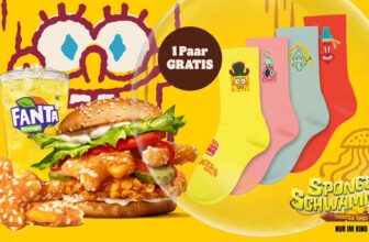 BurgerKing – Gratis SpongeBob Socken zum Menü