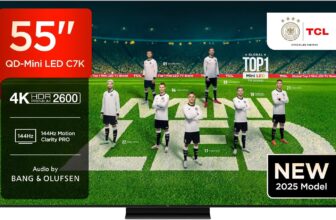 TCL 55C7K QD-Mini LED Fernseher (55 Zoll) für 549 Euro
