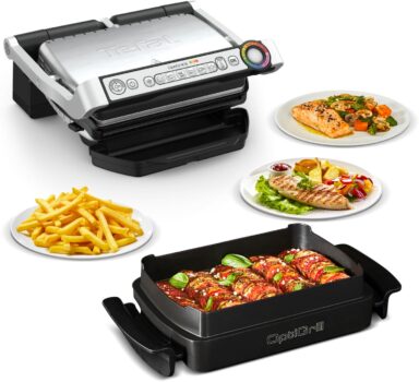 Tefal OptiGrill & Bake Kontaktgrill (GC714D10) für 118,99 Euro
