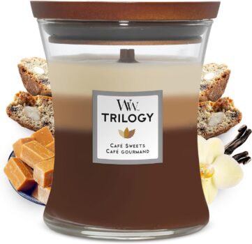WoodWick Trilogy-Duftkerze Café Sweets für 19,63 Euro