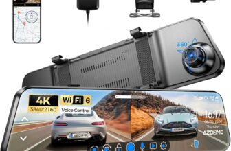 AZDOME PG17 4K 12″ Spiegel-Dashcam für 113,04 Euro